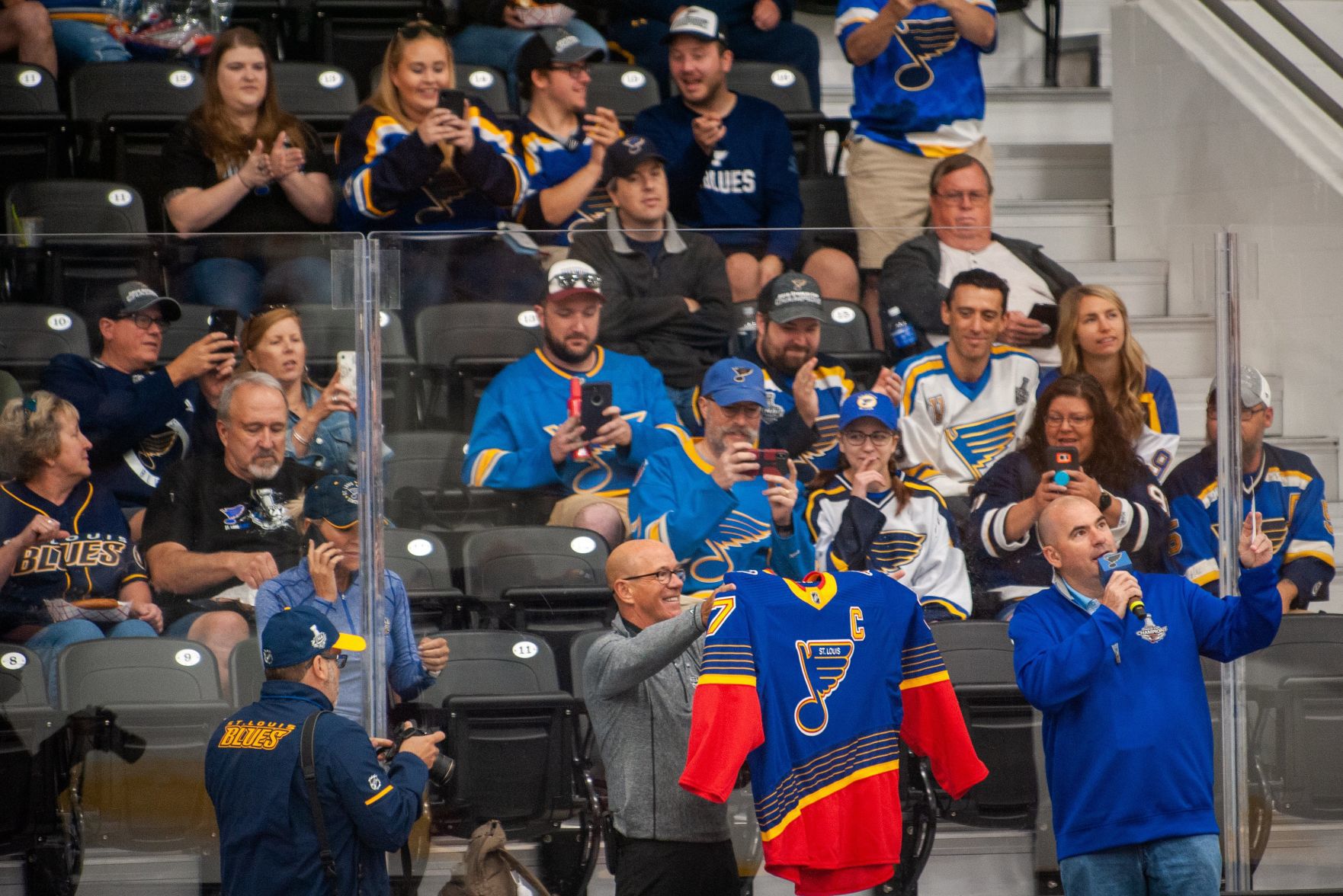 St. Louis Blues host first open practice of 2019-20 season